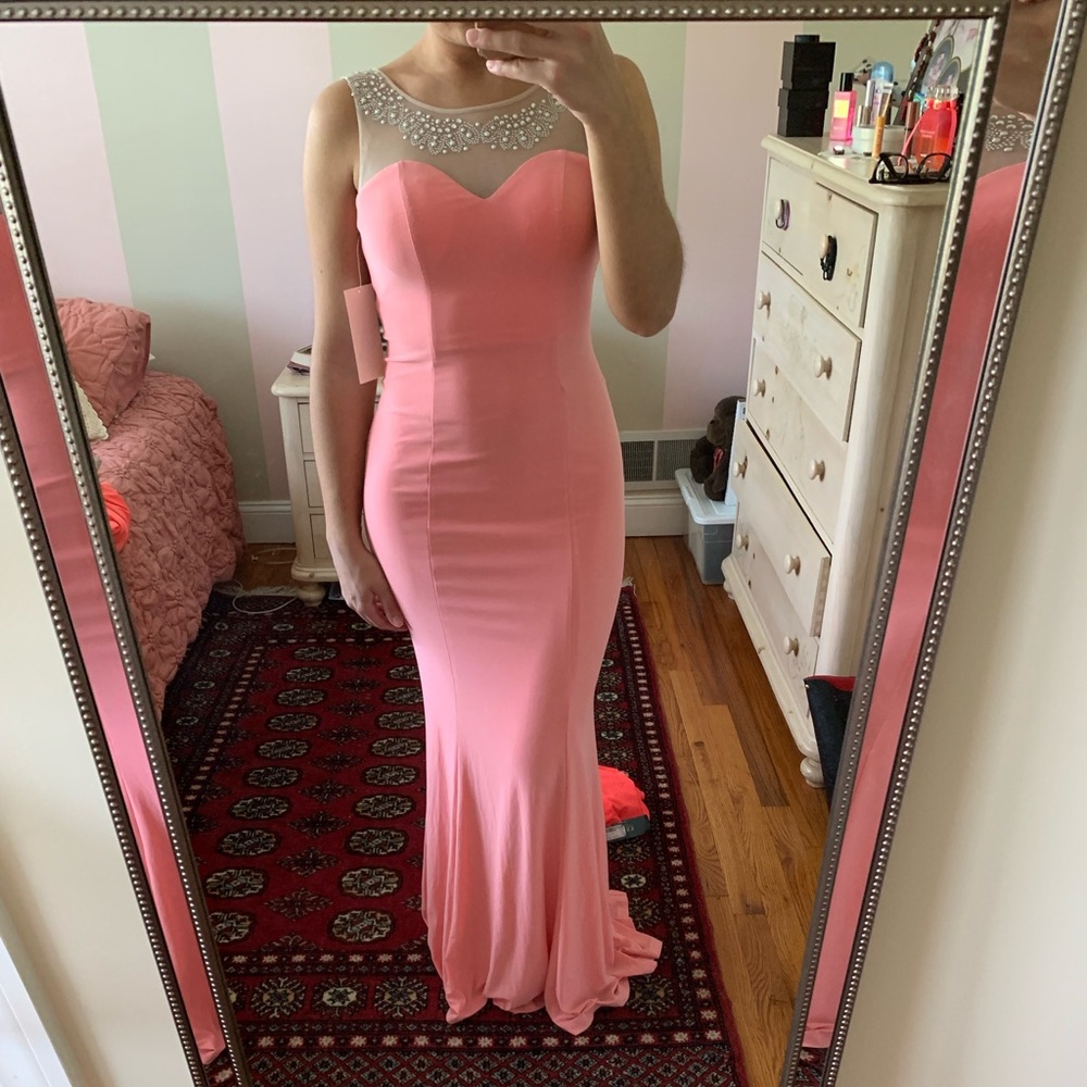 Adriana Papel pink gown - Picture 2 of 8